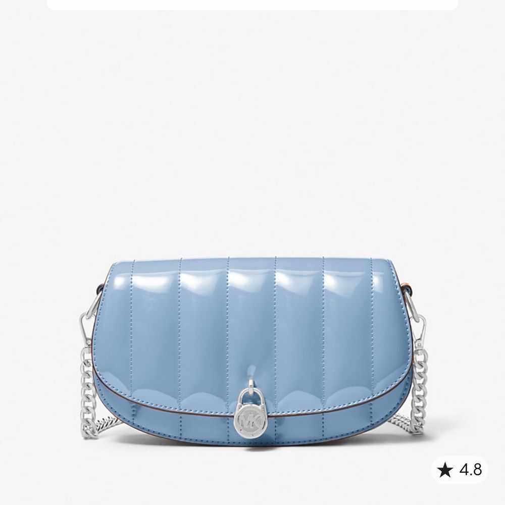 Michael Kors Blue Quilted Shoulder Bag